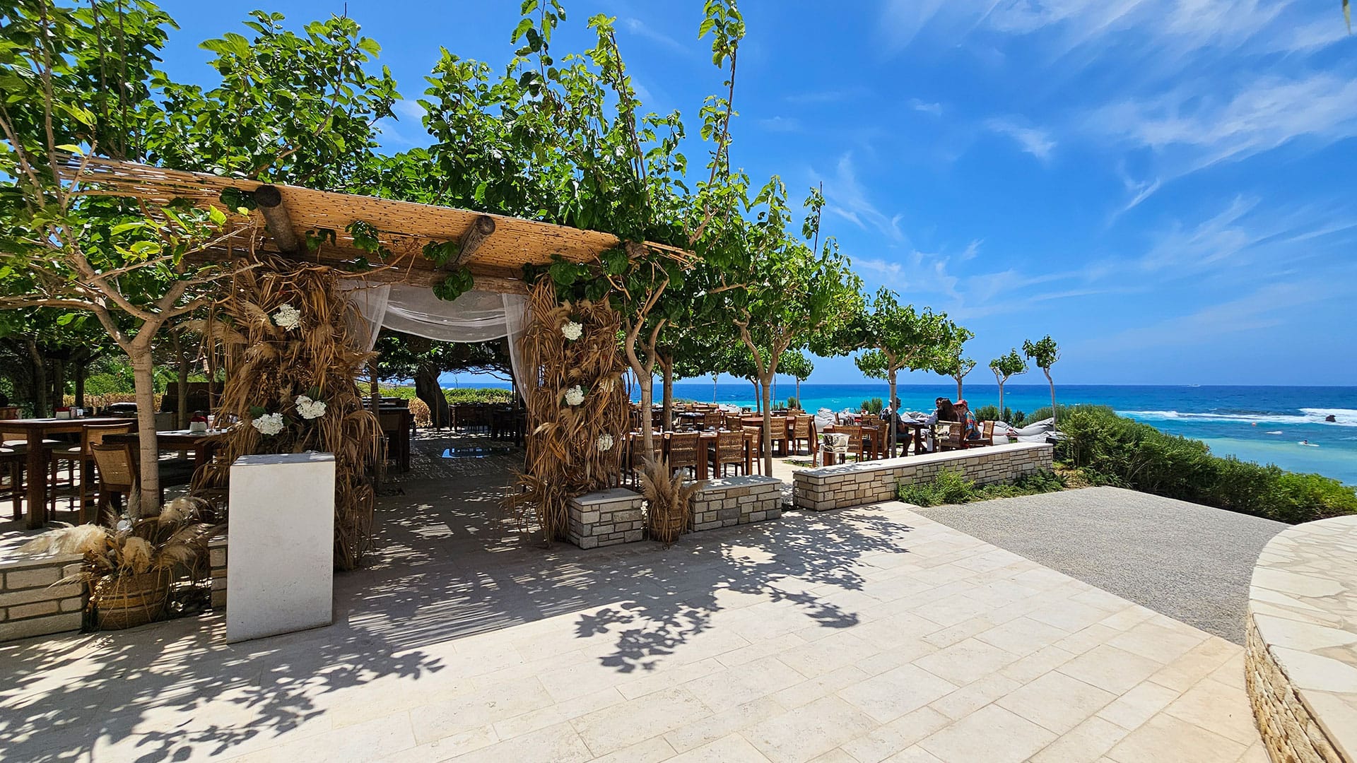 Beach Lounge next to Kafizis Beach