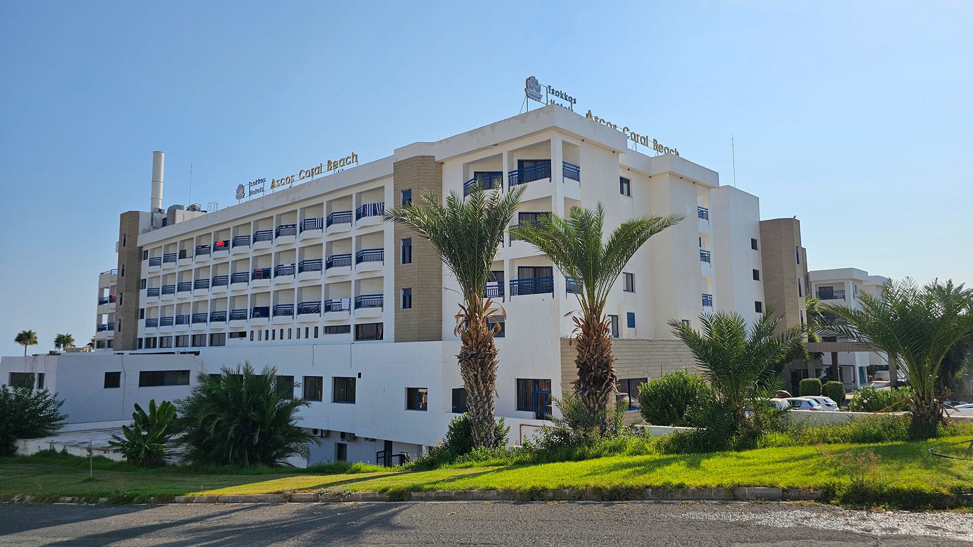 building of Ascos Coral Beach Hotel