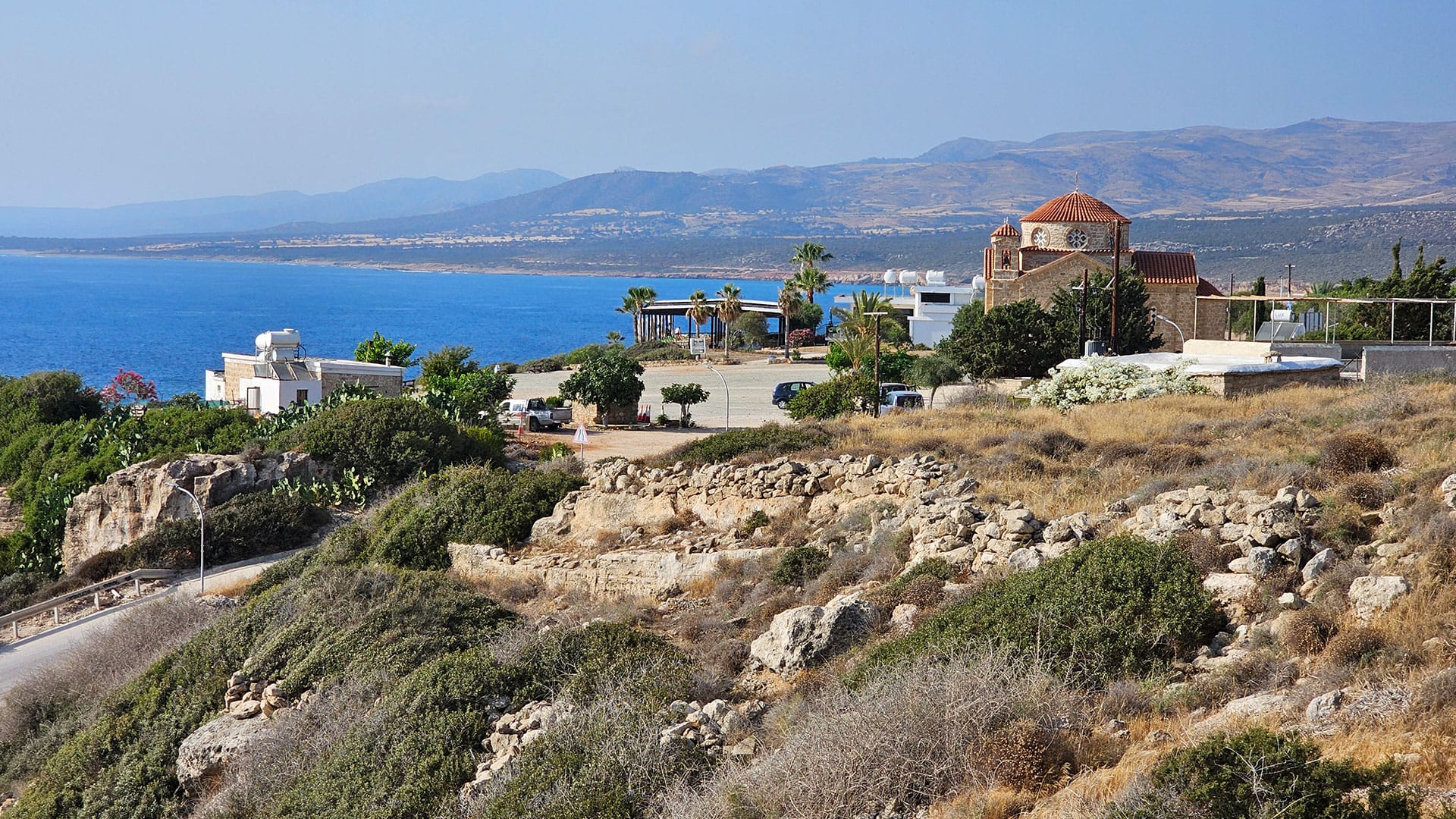 landscape of the church