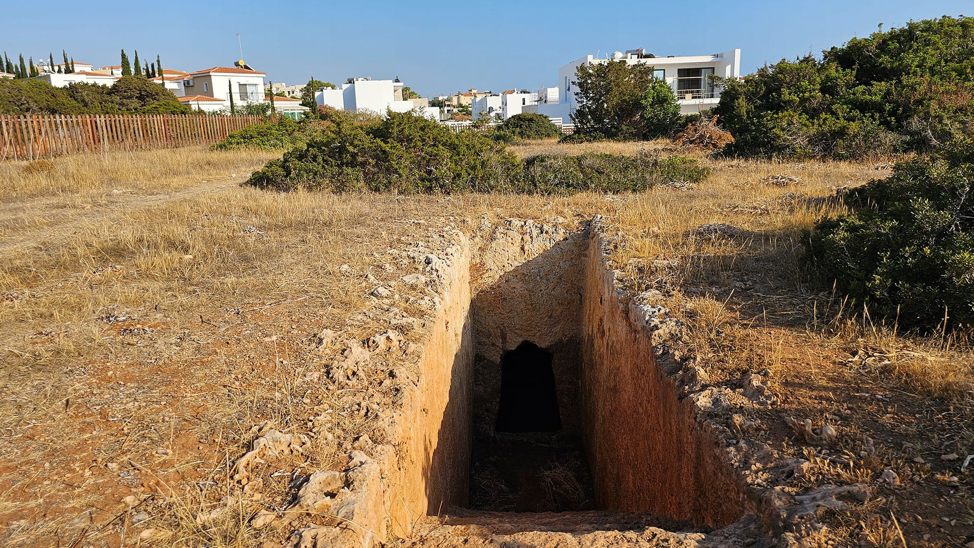 underground entrance to the tombs